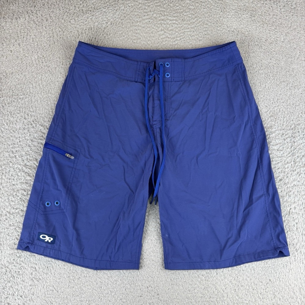 Outdoor Research Backcountry Boardshorts Mens 32 Hybrid Swim Shorts‎ Blue